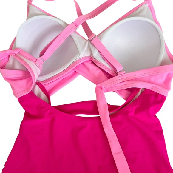 Eomenie One Piece Swimsuit Pink Size M - Picture 7 of 8